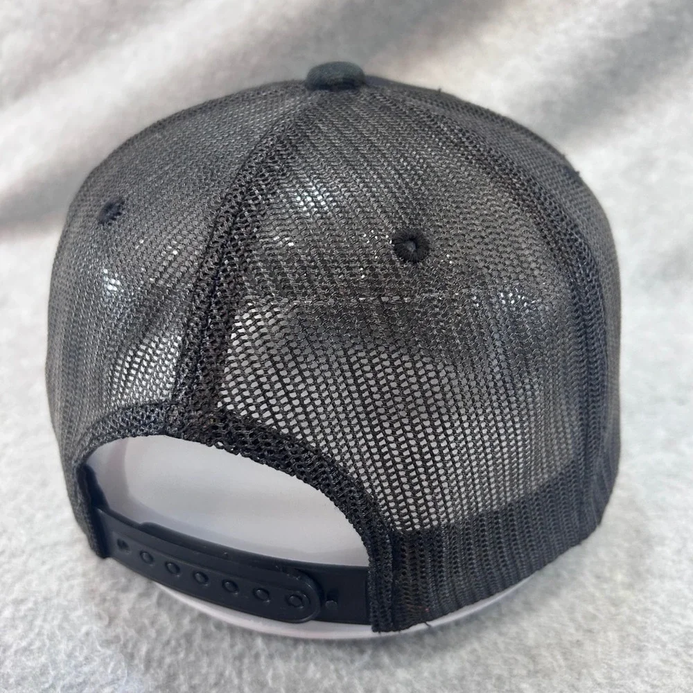 PBR Prep Baseball Report Mens Black Branded Bills Trucker Hat Snapback OSFM